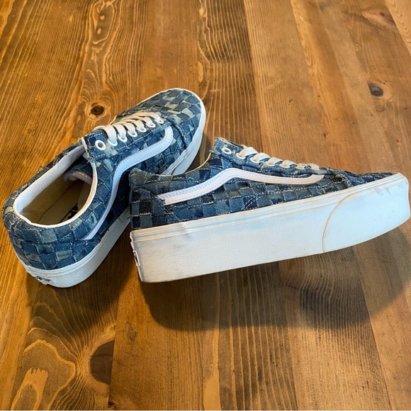 Vans Old Skool Stacked Woven Denim - Picture 2 of 4